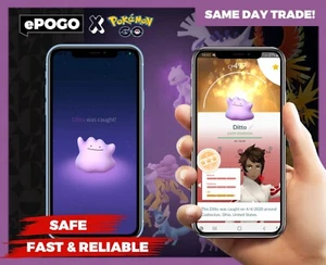 Ditto - Pokémon Go Trade | Complete Your Pokédex! | Rare Pokemon ✅ - Picture 1 of 3