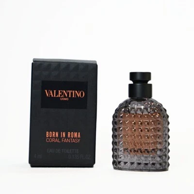 Valentino Uomo Born in Roma Coral Fantasy EDT 4ml Miniature Mini Bottle Perfume - image 1 of 3