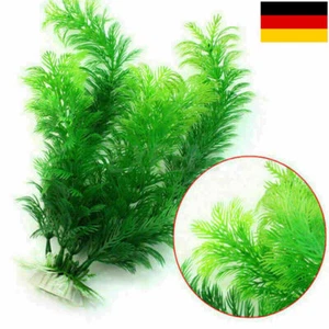 30cm Aquariumpflanzen Künstliche Aquarium Pflanzen Terrarium Deko Kunstpflanze - Bild 1 von 13