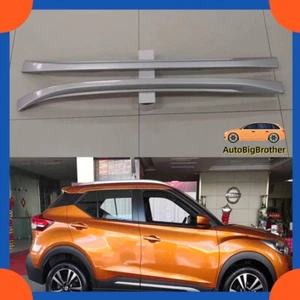 Aluminum Roof Rack Rail fits for Nissan Kicks 2016-2022 luggage SILVER - Imagen 1 de 8