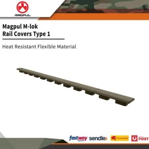 Magpul M-lok Rail Covers Type 1 Heat Resistant Flexible Black #mag602-odg - Picture 1 of 2