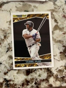 2019 TOPPS TBT 1993 BLACK & GOLD SET 34 CARD CLEVELAND INDIANS YASIEL PUIG #203 - Picture 1 of 1