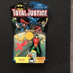 NEU TOTAL JUSTICE LEAGUE ROBIN 1996 VINTAGE KENNER DC BATMAN ACTIONFIGUR Spielzeug - Bild 1 von 2