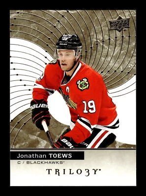 Jonathan Toews 2017-18 Upper Deck Trilogy Hockey #35 Chicago Blackhawks - Image 1 of 2