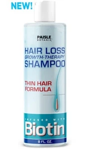 4 x Biotin Infused Hair Loss Growth Therapy Shampoo / Paisle Botanix - Picture 1 of 9