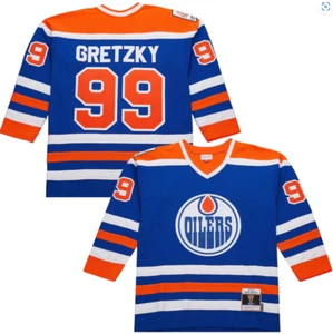 Wayne Gretzky Edmonton Oilers Mitchell Ness 1979/80 Power Play Throwback Jersey - Picture 1 of 6