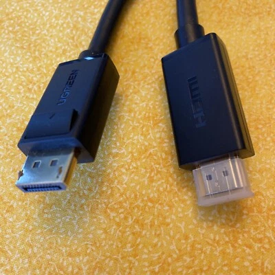 Cable HDMI Displayport Premium UGREEN 6,5 pies - X000MHGVFF Foto 1 de 3