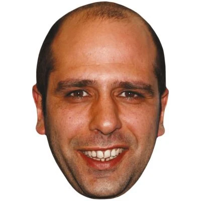 CELEBRITY CUTOUTS Checco Zalone (Smile) Maschere di persone famose, facce di cartone