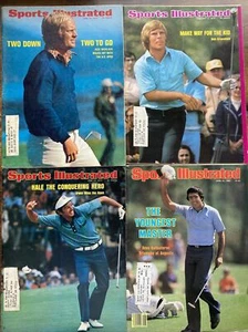 Vintage Lot Of 6 Sports Illustrated Magazines 1970’s 1980’s Golf Covers - Picture 1 of 10