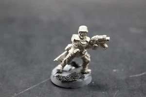 Warhammer 40k Guardia Imperial Cadian Shock Trooper Sargento 2ª Edición Metal - Imagen 1 de 2