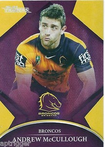 2016 NRL Traders Parallel (P007) Andrew McCULLOUGH Broncos