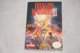 Dragon Warrior III 3 (Nintendo NES) Complete in Box w/ Chart CIB