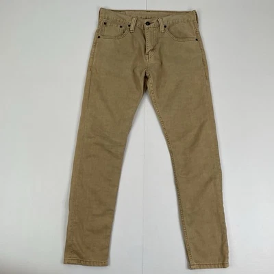 Levis 520 Taper Mens Jeans W28 L30 Camel Colour Denim - image 1 of 4