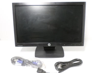 HP ProDisplay P191 18.5" Widescreen 1366x768 LED Monitor 100-240V, 1.6A - Image 1 of 4