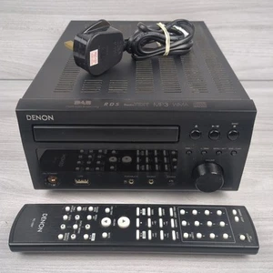 Denon RCD-M37DAB Receptor de CD Sistema Hi-Fi con Control Remoto Probado - Imagen 1 de 9