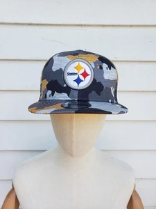 Uomo Pittsburgh Steelers New Era Camo 2022 NFL Training Camp Ufficiale 9FORTY  - Foto 1 di 11