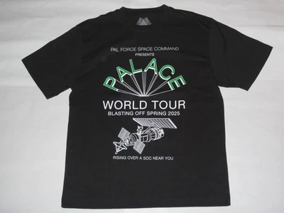 Camiseta Palace Skateboards World Tour NEGRA Talla Mediana ¡NUEVA! S/S 2025 Foto 1 de 4