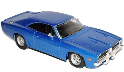 Maisto All Stars Edition 1:25 Diecast 1969 Dodge Charger R/T in Blue - Image 1 of 4