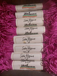 Italana No. 42 Seta Regina fuchsia seltene Kostbarkeit 50g - Bild 1 von 4