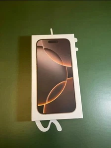 Genuine Brand New Apple iPhone 16 Pro Desert Titanium 256GB Documents & Box Only - Zdjęcie 1 z 6