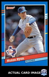 1991 Donruss #89 NOLAN RYAN Texas Rangers HOF NM - Bild 1 von 4