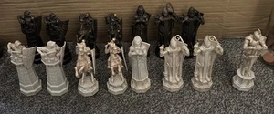 Harry Potter Deagostini pieza de ajedrez blanco y negro reina rey castillos caballeros - Imagen 1 de 7