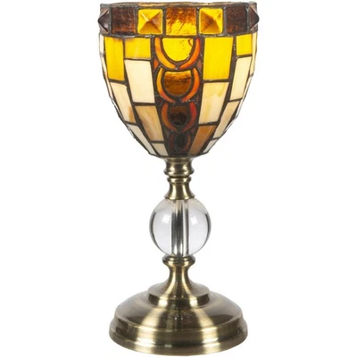 Lámpara de mesa Dale Tiffany TA23002 Vienne níquel cepillado Foto 1 de 4