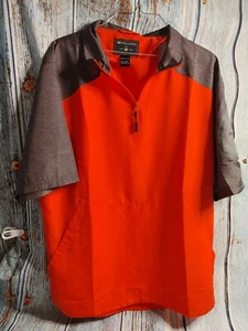 Holloway Adult M Lightweight Shirt Orange/Gray - Picture 1 of 4