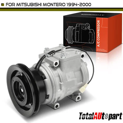 Nuevo compresor de aire acondicionado con embrague para Mitsubishi Montero 1994-2006 V6 3,0 L V6 3,5 L Foto 1 de 4