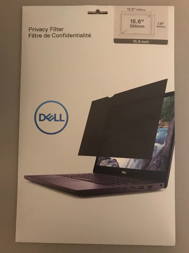 DELL Frameless Laptop Display Privacy Filter 15.6" DellPF15 HN9M3 - NEW - Image 1 of 1