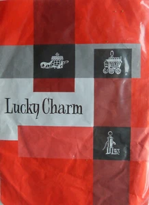 Lucky Charm Medium Size Vintage 30 Denier Crepe Nylon Stockings Melata - Foto 1 di 2