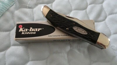 Botella de Coca-Cola de Hueso Verde KaBar, Cuchillo de Cazador, Como Nueva 5 1/4 pulgadas  Foto 1 de 4