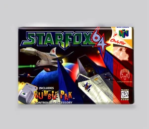 STAR FOX 64 - IMÁN NEVERA 2"x3" (nintendo 64 n64 caja juego arte vintage retro) - Imagen 1 de 4