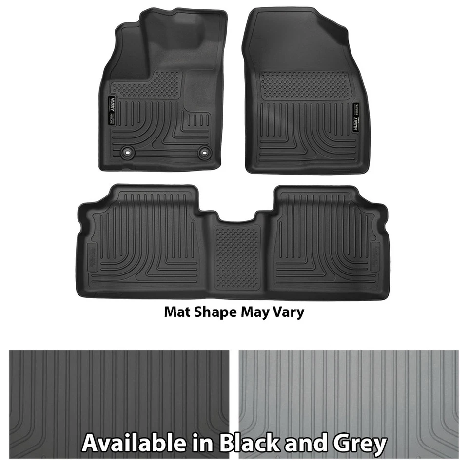 Forros de piso delanteros y segundo asiento Husky Weatherbeater Series - Elección de color Foto 1 de 1