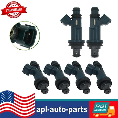 6pcs Fuel Injectors For Toyota 1998-2004 Avalon 1998-01 Camry 2001-03 Highlander - Image 1 of 4