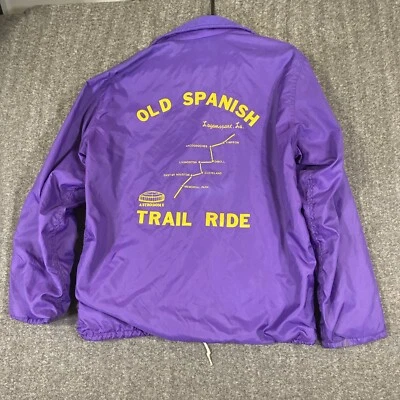 Chaqueta cortavientos de colección Pla-Jac By Dunbrooke S azul Snap Coach Houston Astrodome Foto 1 de 4