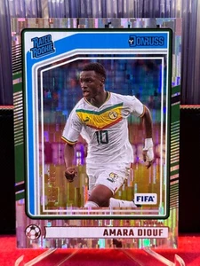 2024-25 Donruss Soccer Rated Rookie Amara Diouf #190 Silver 283/349 Senegal - Picture 1 of 2