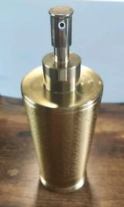 OpalHouse Dispenser di sapone o lozione in metallo inciso oro per bagno - Foto 1 di 5