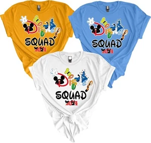 2024 DISNEY Squad FAMILY VACATION T-SHIRTS ALL SIZES MINNIE & MICKEY - Picture 1 of 6