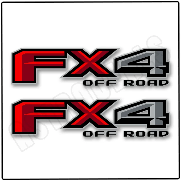 Juego de 2 calcomanías adhesivas todoterreno Ford F150 FX4 caja de camión para Ford F-150 Foto 1 de 1