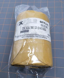 HAFELE Sanding Disc Roll 5X0 120 LD A/O GOLD 005.32.083 5" Aluminum Oxide No Hol - Picture 1 of 1