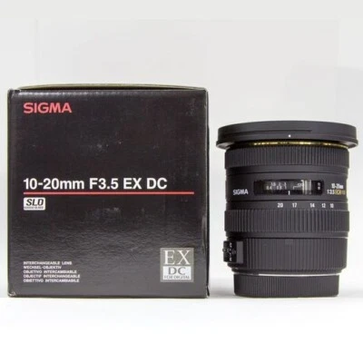 Sigma 10-20mm F3.5 1:3.5 DC HSM Nikon F Mount Photography Lense Camera Lens - Image 1 of 2