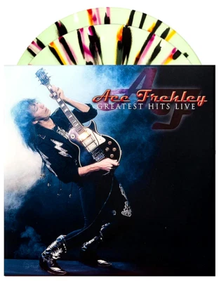 Ace Frehley Greatest Hits Live 2XLP Green Black Purple Orange Splatter Vinyl 300 Foto 1 de 4