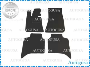 NEW LHD FULL SET BMW E28 81-87 BLACK TAILORED CAR FLOOR MATS VELOUR AUTO CARPETS - Picture 1 of 5