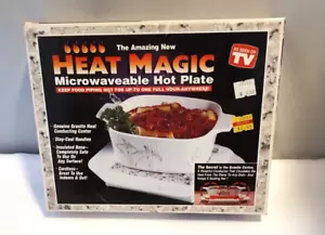 As Seen On TV Heat Magic Microwaveable Hot Plate Granite Center Ontel Products - Picture 1 of 7