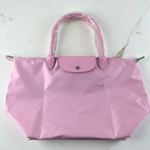 Longchamp Pink Le Pliage L size Original Handle Bag Pouch Outlet JAPAN NEW #GBJ - Picture 1 of 11