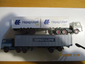 RE-WIKING HAPAG LLOYD- SCANIA + HANOMAG HENSCHEL - Foto 1 di 4