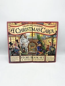 Charles Dickens A Christmas Carol Story Book Set Advent Calendar Tree Ornaments - Picture 1 of 4