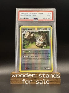 PSA 9 MINT Slaking Platinum Set Base Reverse Holo Carta Pokemon Rara 16/127 - Foto 1 di 2