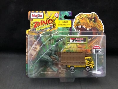 Maisto Dino Adventures Mini Playset with Dinosaur & Vehicle 15462 - Image 1 of 4